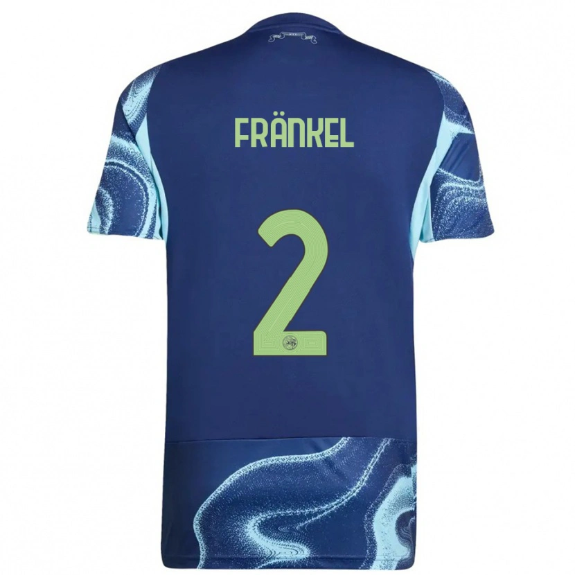 Danxen Mulher Camisola Leroy Fränkel #2 Marinho Azul Celeste Alternativa 2025/26 Camisa