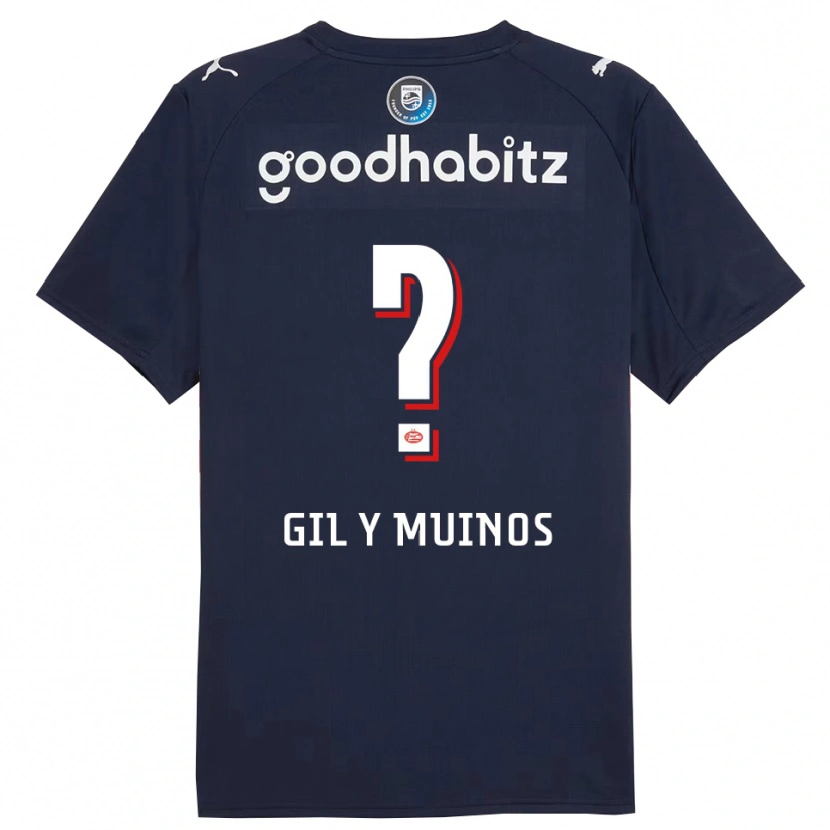 Danxen Mulher Camisola Yael Gil Y Muinos #0 Marinho Branco Alternativa 2025/26 Camisa