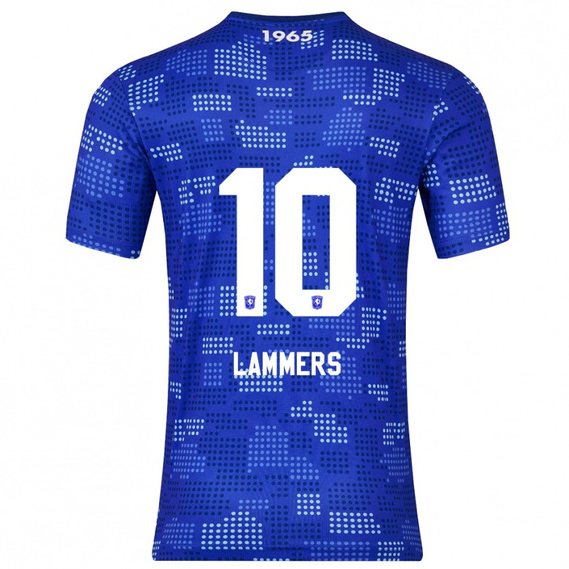 Danxen Mulher Camisola Sam Lammers #10 Azul Azul Celeste Alternativa 2025/26 Camisa