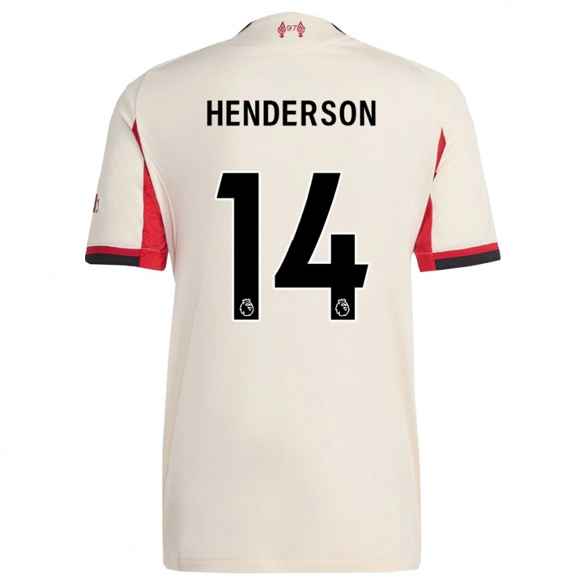 Danxen Mulher Camisola Henderson #14 Branco Preto Alternativa 2025/26 Camisa