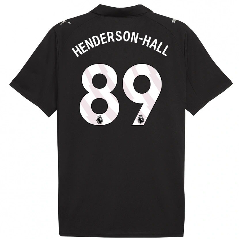 Danxen Mulher Camisola Matty Henderson-Hall #89 Preto Branco Alternativa 2025/26 Camisa
