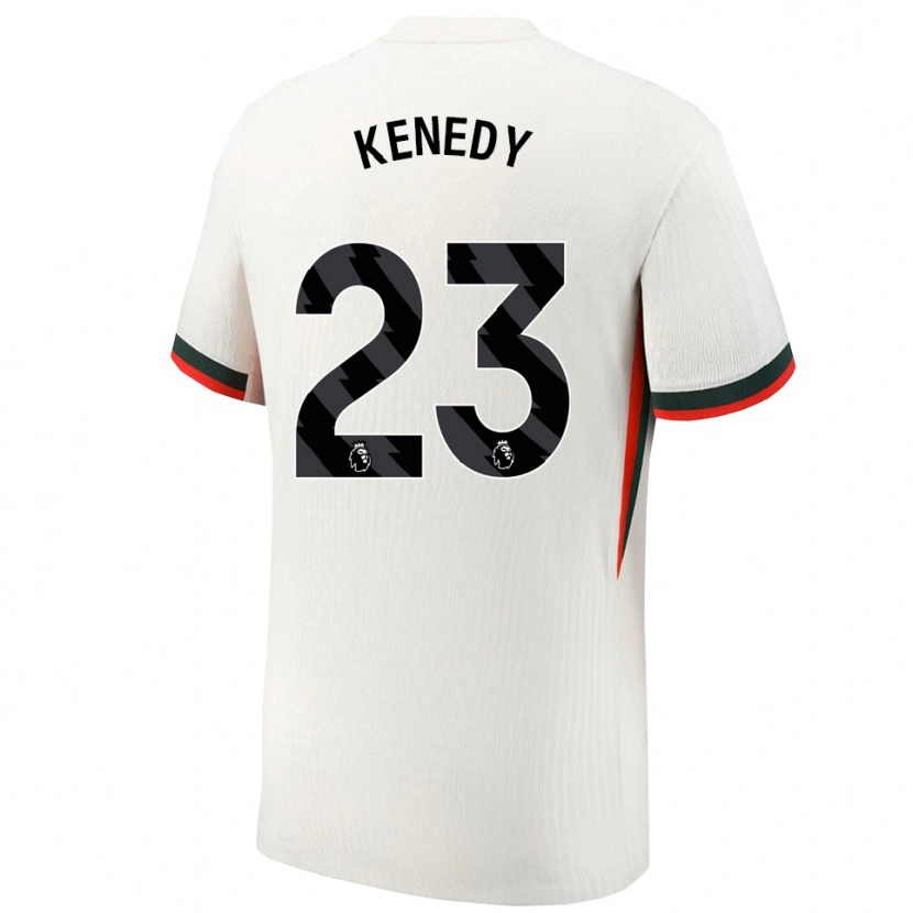 Danxen Mulher Camisola Robert Kenedy #23 Branco Verde Alternativa 2025/26 Camisa