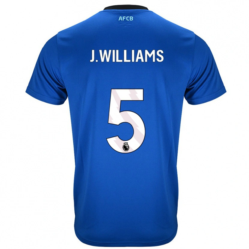 Danxen Mulher Camisola Jay Williams #5 Azul Preto Alternativa 2025/26 Camisa