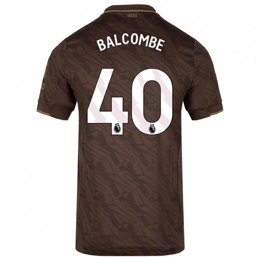 Danxen Mulher Camisola Ellery Balcombe #40 Marrom Dourado Alternativa 2025/26 Camisa