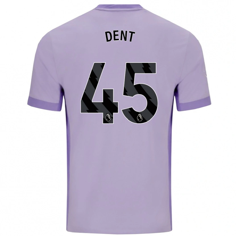 Danxen Mulher Camisola Lily Dent #45 Roxo Taro Branco Alternativa 2025/26 Camisa