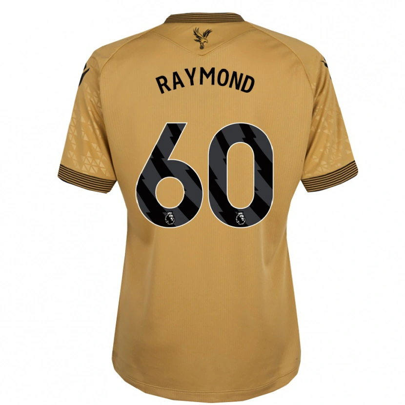 Danxen Mulher Camisola Jadan Raymond #60 Dourado Preto Alternativa 2025/26 Camisa