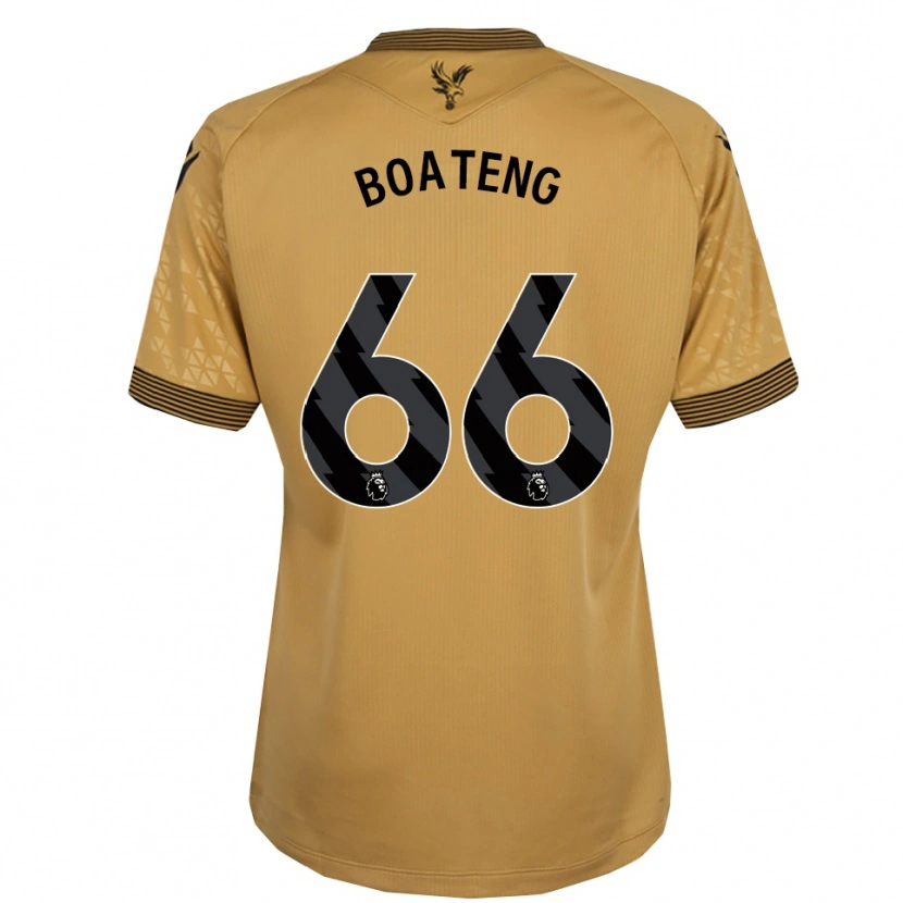 Danxen Mulher Camisola David Boateng #66 Dourado Preto Alternativa 2025/26 Camisa