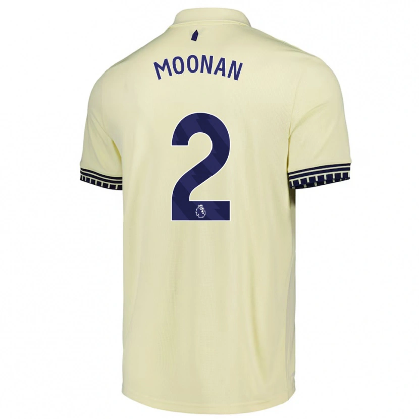 Danxen Mulher Camisola Bradley Moonan #2 Branco Sujo Preto Alternativa 2025/26 Camisa