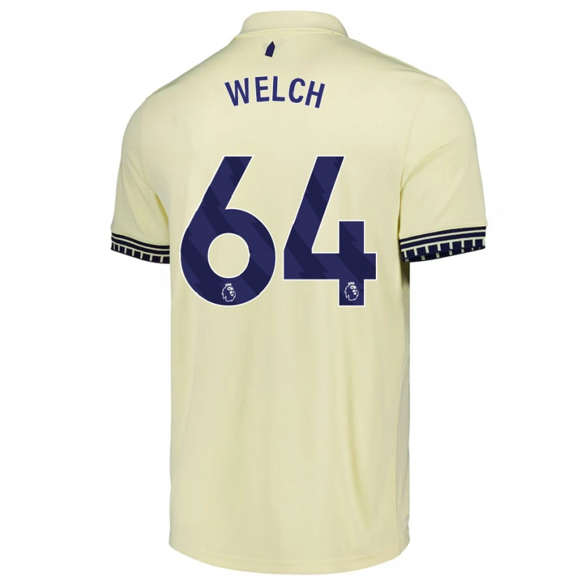 Danxen Mulher Camisola Reece Welch #64 Branco Sujo Preto Alternativa 2025/26 Camisa