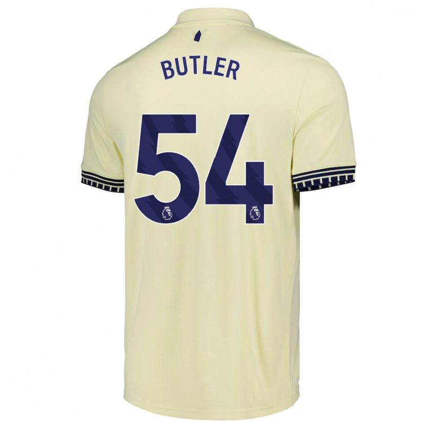 Danxen Mulher Camisola Jack Butler #54 Branco Sujo Preto Alternativa 2025/26 Camisa
