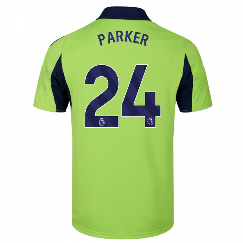 Danxen Mulher Camisola Beau Parker #24 Verde Marinho Branco Alternativa 2025/26 Camisa