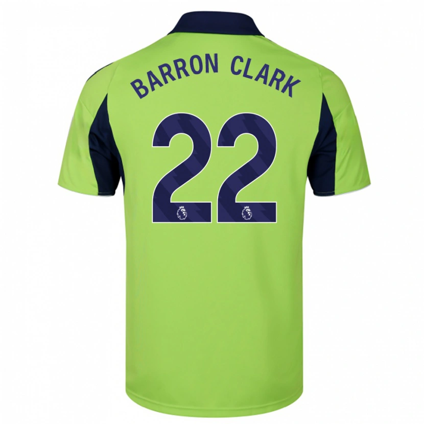 Danxen Mulher Camisola Betty Barron-Clark #22 Verde Marinho Branco Alternativa 2025/26 Camisa