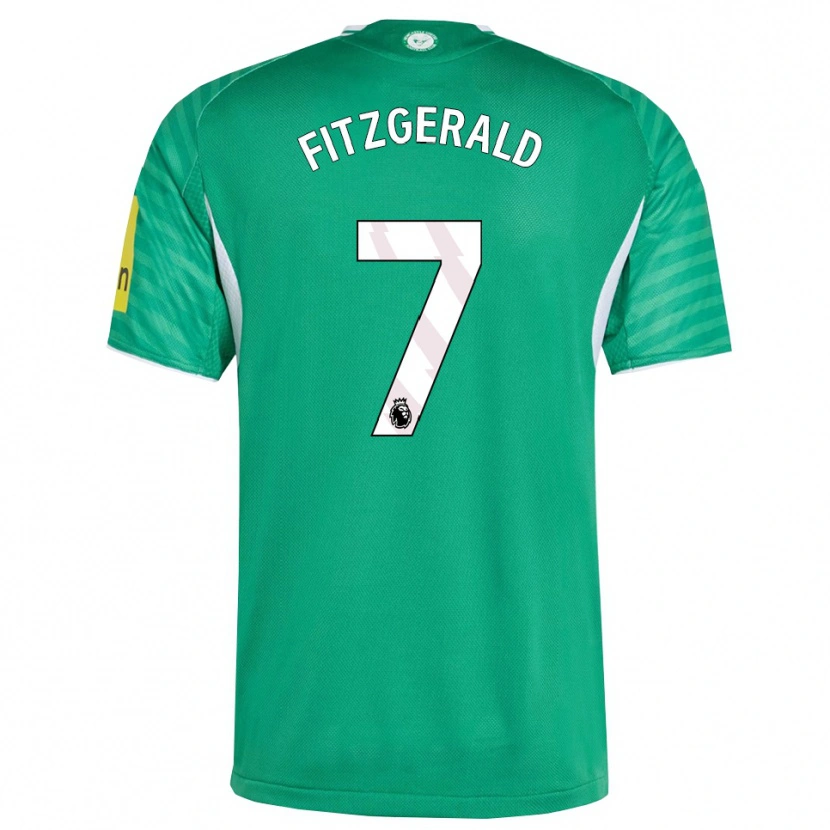 Danxen Mulher Camisola Kyle Fitzgerald #7 Verde Branco Alternativa 2025/26 Camisa