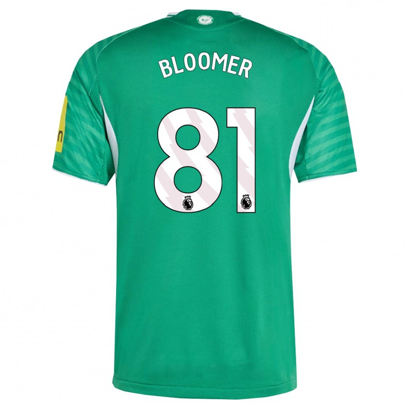 Danxen Mulher Camisola Guy Bloomer #81 Verde Branco Alternativa 2025/26 Camisa