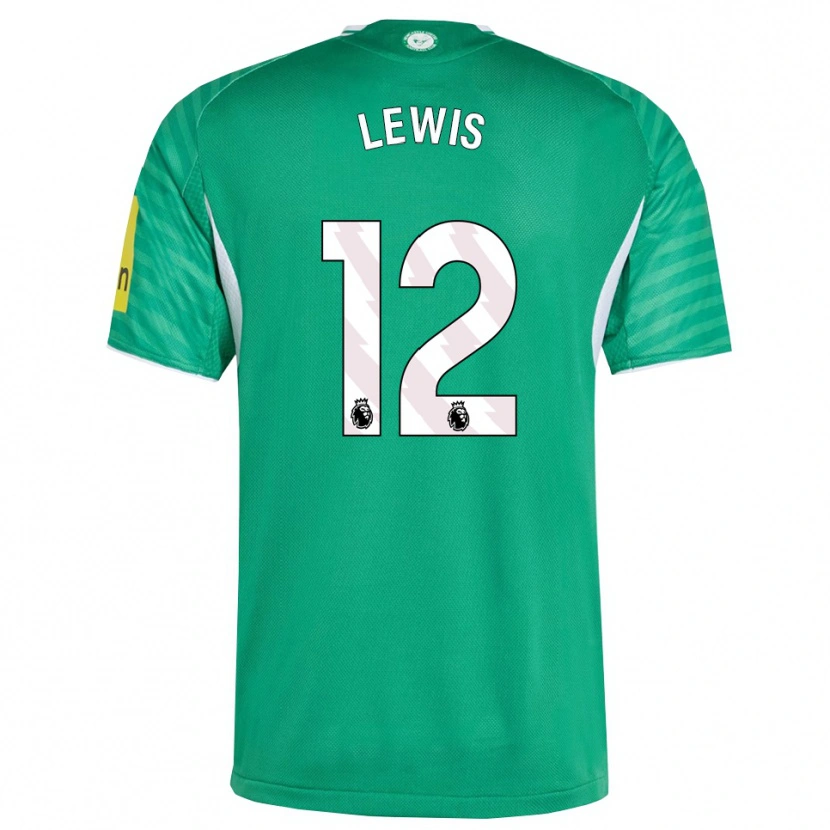 Danxen Mulher Camisola Jamal Lewis #12 Verde Branco Alternativa 2025/26 Camisa