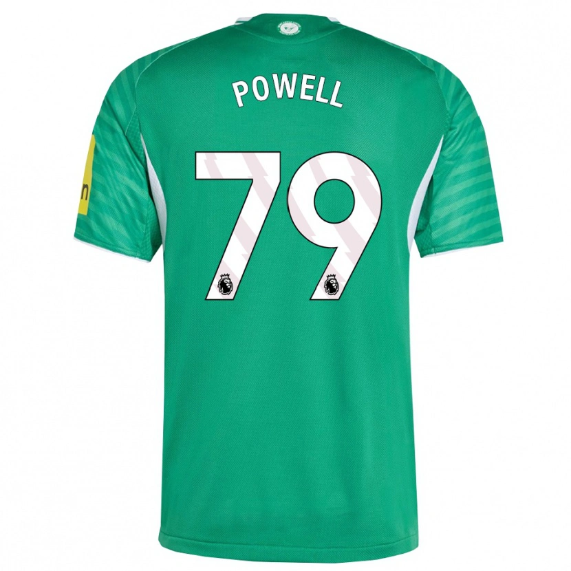 Danxen Mulher Camisola Rory Powell #79 Verde Branco Alternativa 2025/26 Camisa