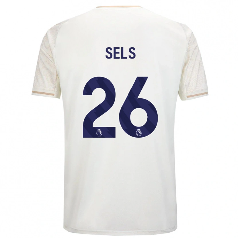 Danxen Mulher Camisola Matz Sels #26 Branco Sujo Preto Alternativa 2025/26 Camisa
