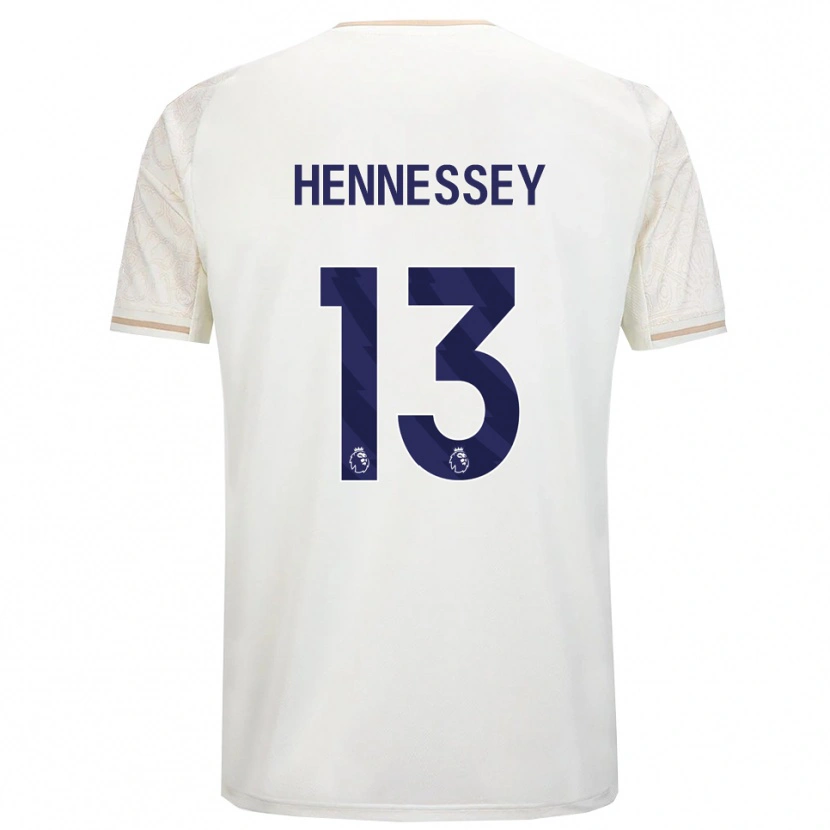 Danxen Mulher Camisola Wayne Hennessey #13 Branco Sujo Preto Alternativa 2025/26 Camisa