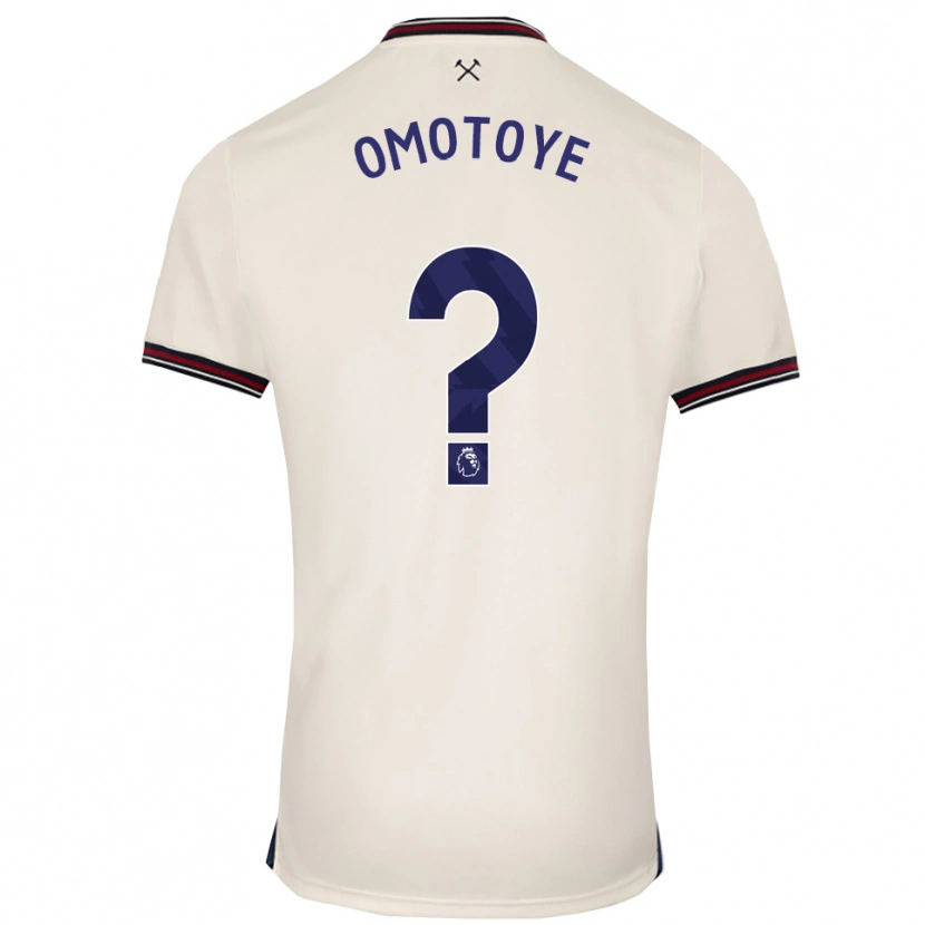 Danxen Mulher Camisola Tyrone Omotoye #0 Branco Sujo Alternativa 2025/26 Camisa