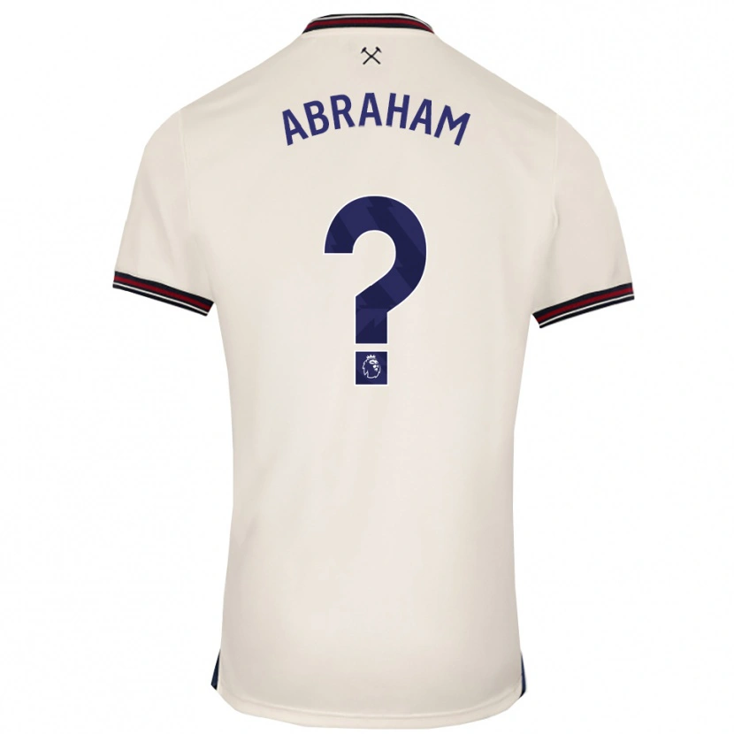 Danxen Mulher Camisola Dondre Abraham #0 Branco Sujo Alternativa 2025/26 Camisa