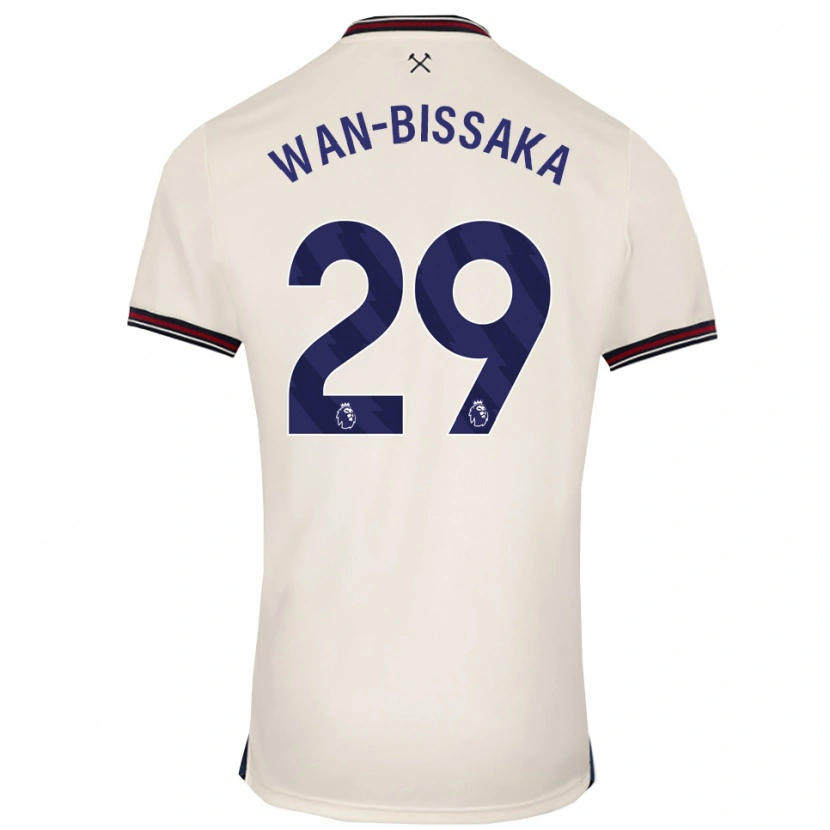 Danxen Mulher Camisola Aaron Wan-Bissaka #29 Branco Sujo Alternativa 2025/26 Camisa