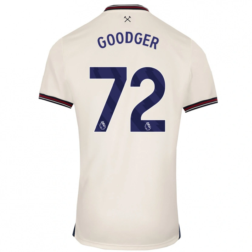 Danxen Mulher Camisola Tommy Goodger #72 Branco Sujo Alternativa 2025/26 Camisa
