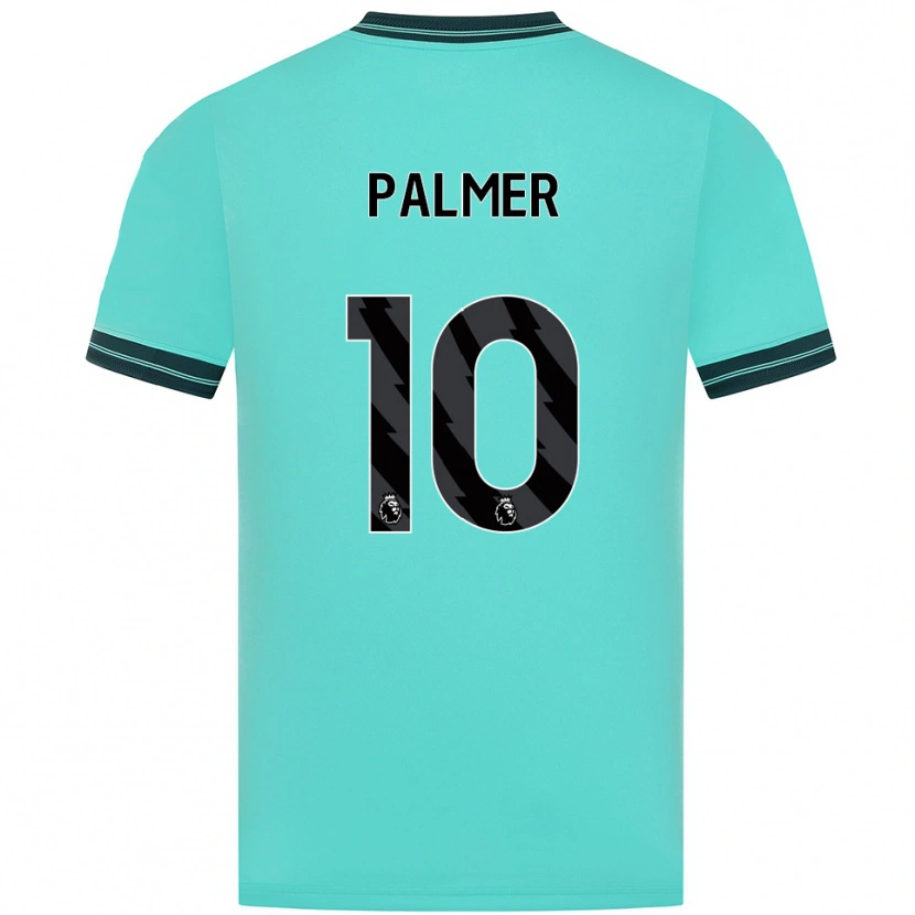 Danxen Mulher Camisola Jamila Palmer #10 Azul Celeste Verde Alternativa 2025/26 Camisa