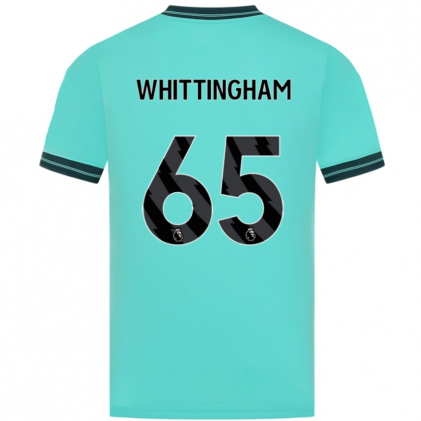 Danxen Mulher Camisola Matthew Whittingham #65 Azul Celeste Verde Alternativa 2025/26 Camisa