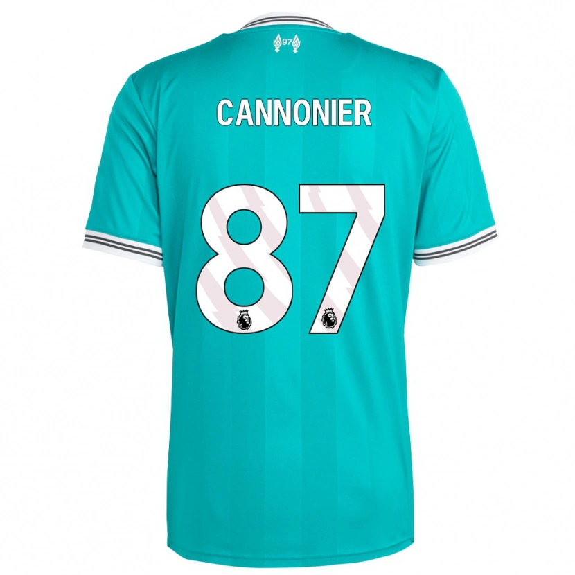 Danxen Mulher Camisola Oakley Cannonier #87 Verde Branco Terceiro 2025/26 Camisa