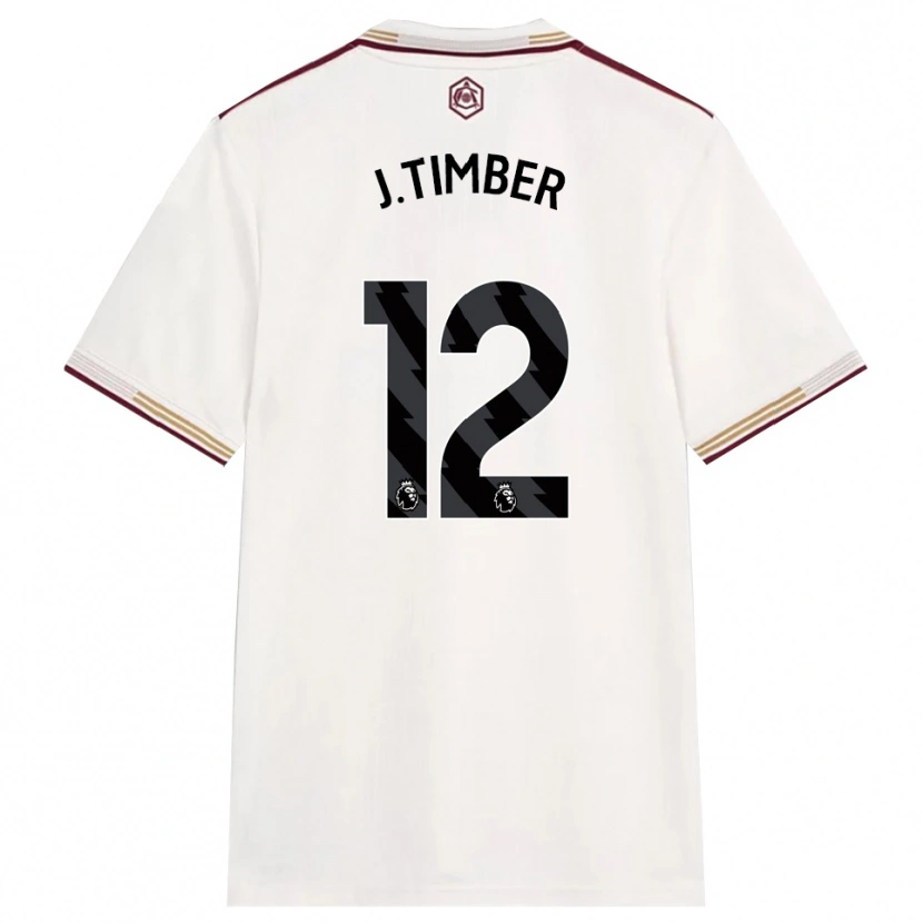 Danxen Mulher Camisola Jurrien Timber #12 Branco Sujo Borgonha Terceiro 2025/26 Camisa