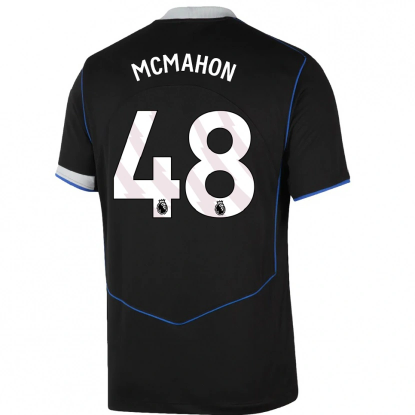 Danxen Mulher Camisola Harrison Mcmahon #48 Preto Azul Prata Terceiro 2025/26 Camisa