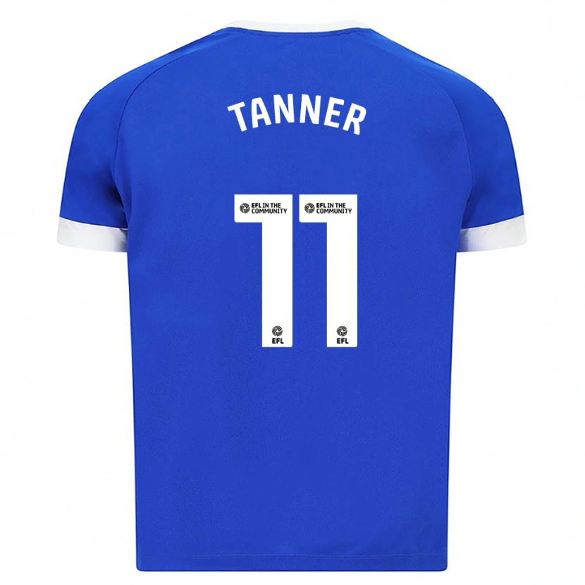 Danxen Criança Camisola Ollie Tanner #11 Azul Branco Principal 2025/26 Camisa