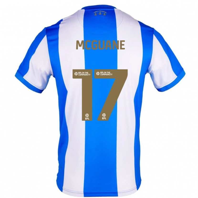 Danxen Criança Camisola Marcus Mcguane #17 Azul Branco Principal 2025/26 Camisa