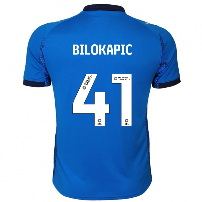 Danxen Criança Camisola Nicholas Bilokapic #41 Azul Branco Principal 2025/26 Camisa