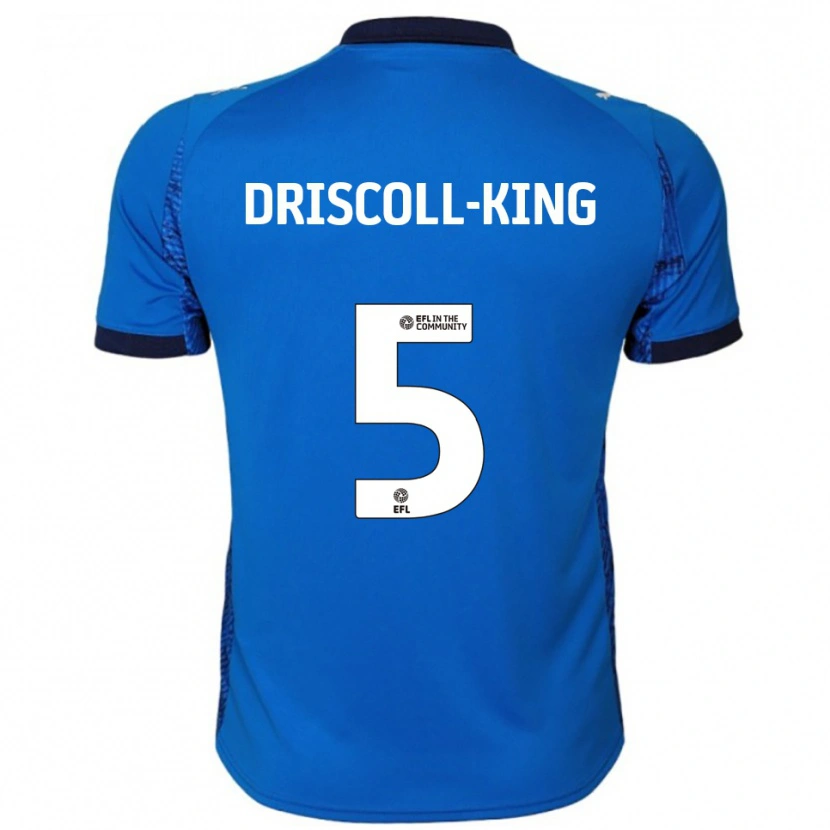 Danxen Criança Camisola Evie Driscoll-King #5 Azul Branco Principal 2025/26 Camisa