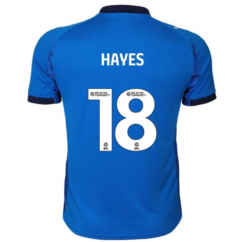 Danxen Criança Camisola Cian Hayes #18 Azul Branco Principal 2025/26 Camisa