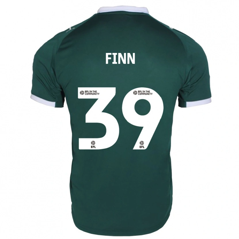 Danxen Criança Camisola Tegan Finn #39 Verde Branco Principal 2025/26 Camisa