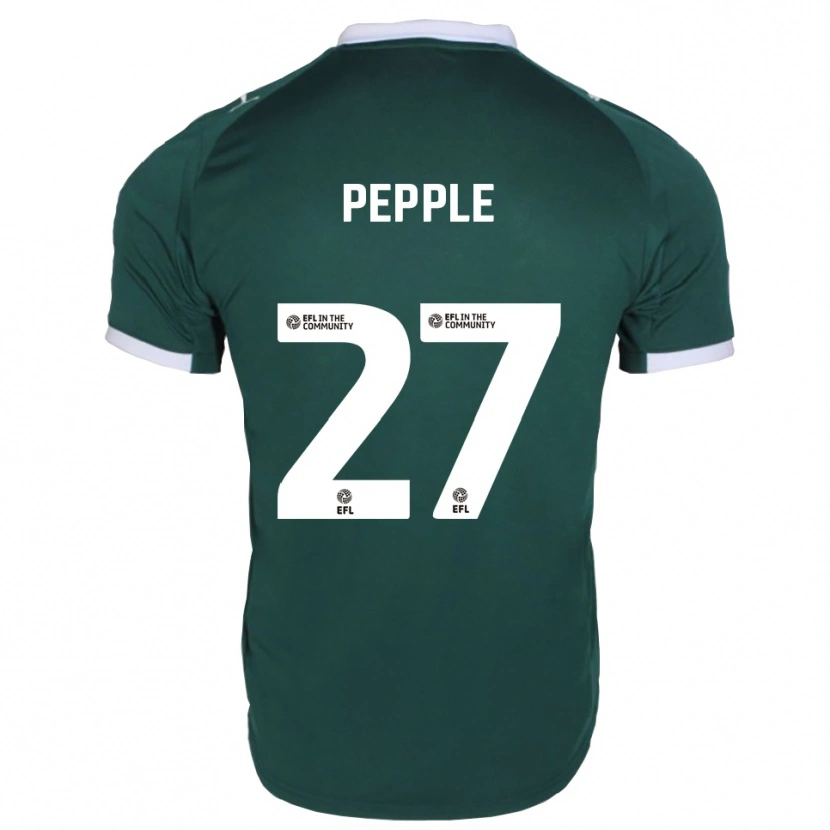 Danxen Criança Camisola Aribim Pepple #27 Verde Branco Principal 2025/26 Camisa