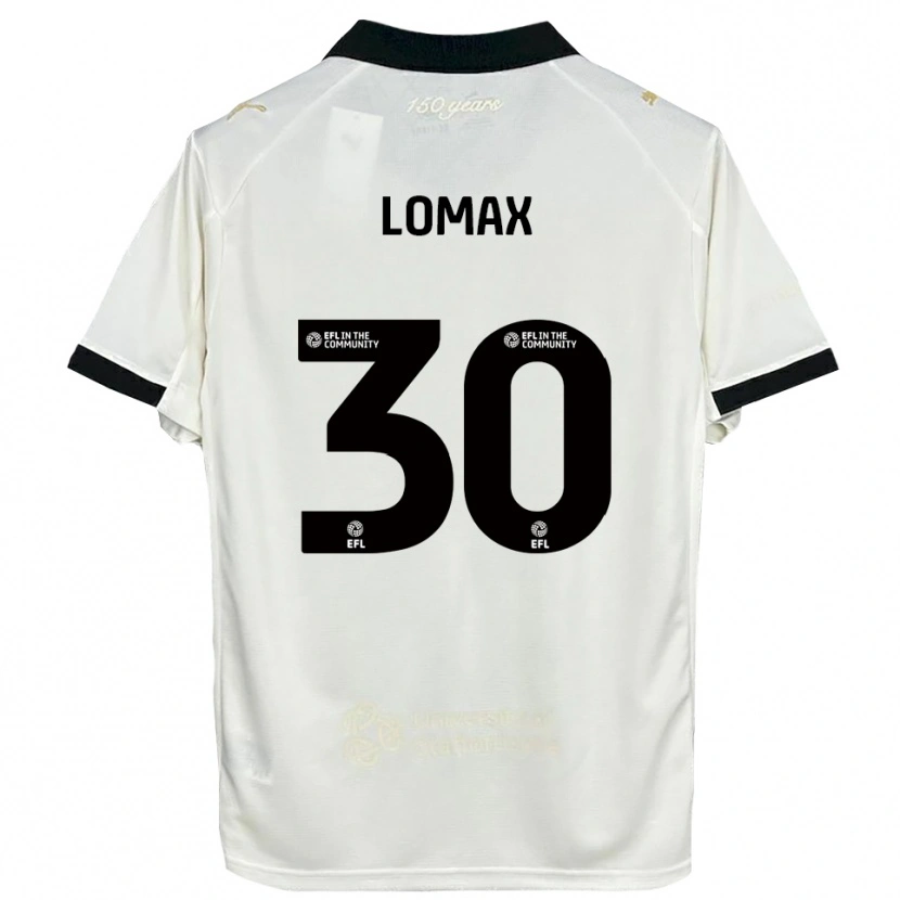 Danxen Criança Camisola Ben Lomax #30 Branco Sujo Preto Principal 2025/26 Camisa