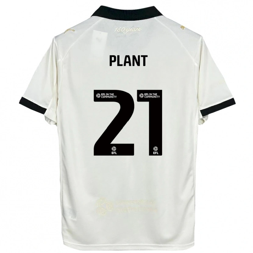 Danxen Criança Camisola James Plant #21 Branco Sujo Preto Principal 2025/26 Camisa