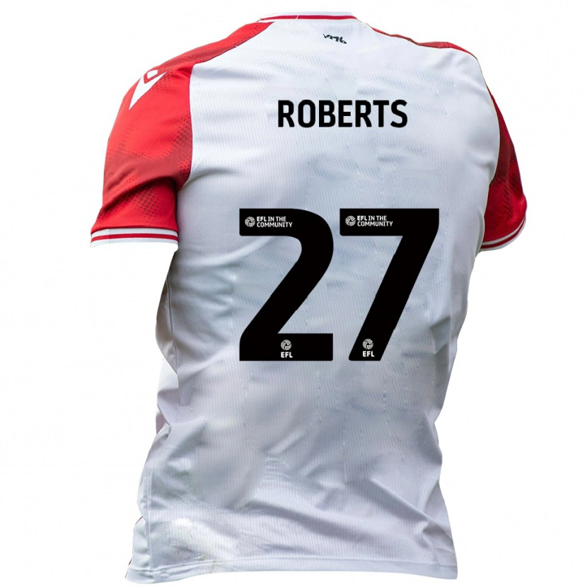 Danxen Criança Camisola Mathaeus Roberts #27 Branco Vermelho Principal 2025/26 Camisa