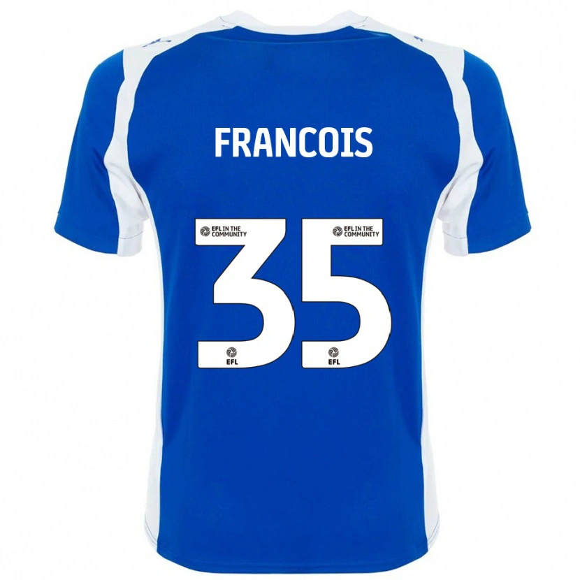 Danxen Criança Camisola Tyrese Francois #35 Azul Branco Principal 2025/26 Camisa