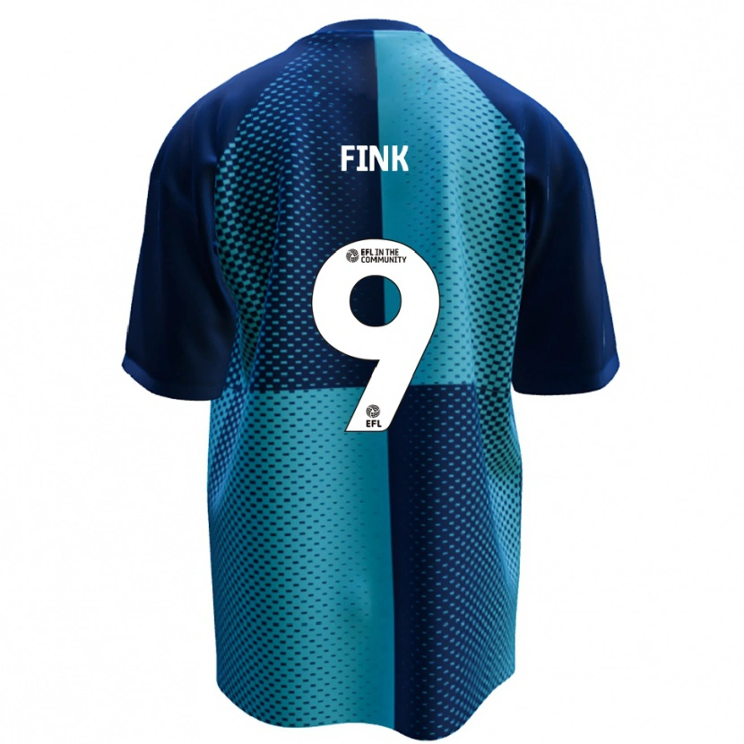 Danxen Criança Camisola Bradley Fink #9 Azul Azul Celeste Principal 2025/26 Camisa