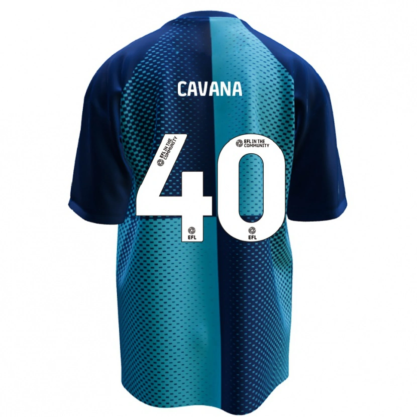Danxen Criança Camisola Max Cavana #40 Azul Azul Celeste Principal 2025/26 Camisa