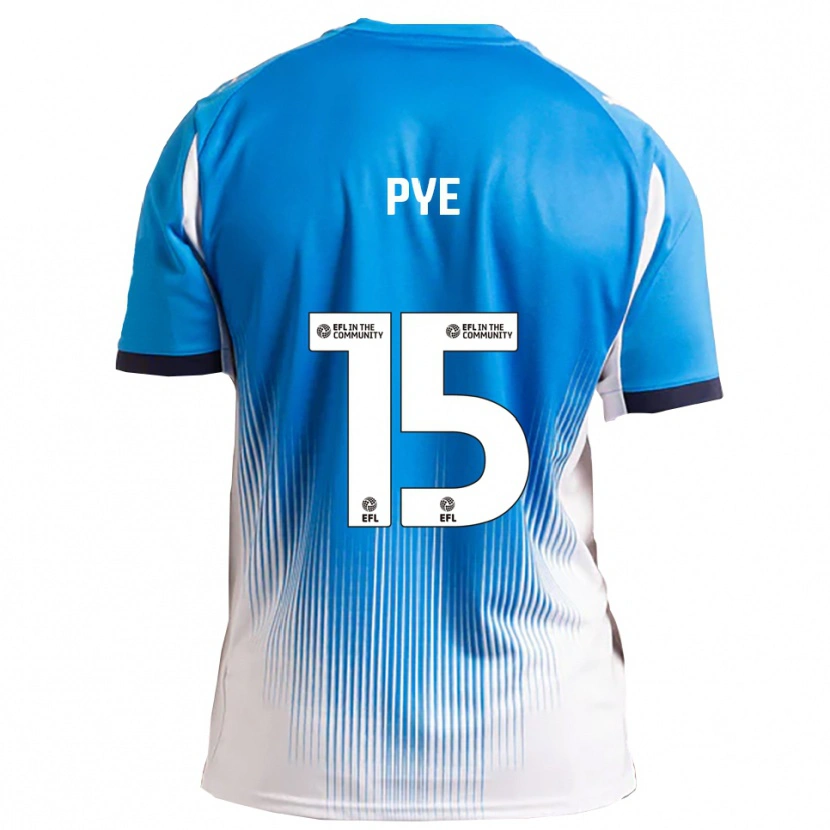 Danxen Criança Camisola Ethan Pye #15 Azul Branco Principal 2025/26 Camisa