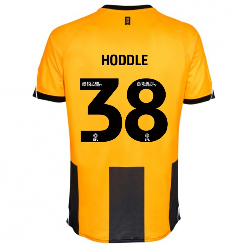 Danxen Criança Camisola George Hoddle #38 Laranja Preto Principal 2025/26 Camisa
