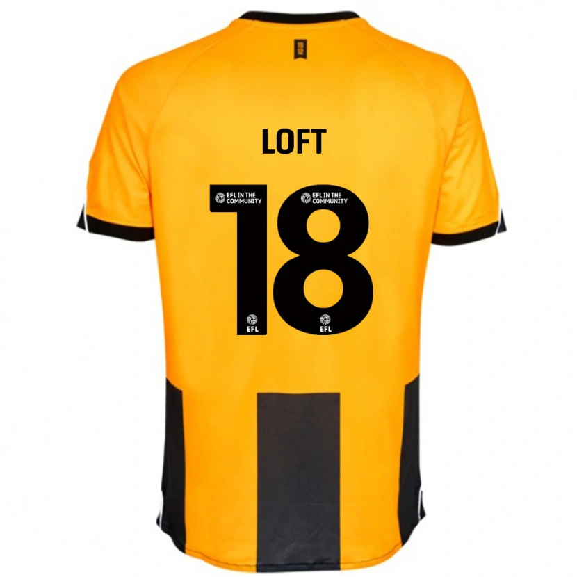 Danxen Criança Camisola Ryan Loft #18 Laranja Preto Principal 2025/26 Camisa