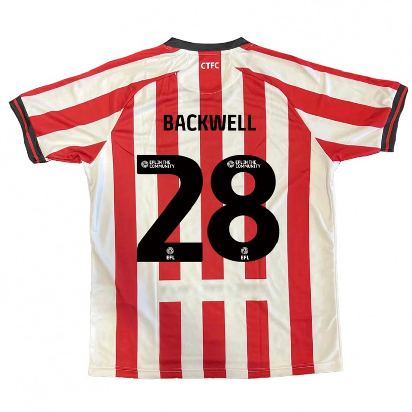 Danxen Criança Camisola Tommy Backwell #28 Vermelho Branco Preto Principal 2025/26 Camisa