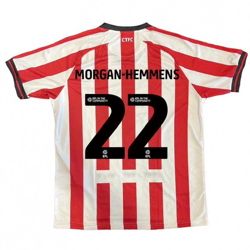 Danxen Criança Camisola Kaitlyn Morgan-Hemmens #22 Vermelho Branco Preto Principal 2025/26 Camisa