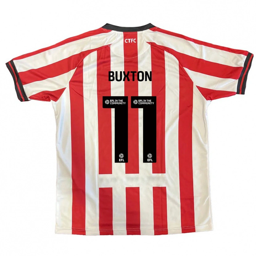 Danxen Criança Camisola Charlotte Buxton #11 Vermelho Branco Preto Principal 2025/26 Camisa